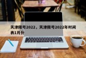 天津限号2022，天津限号2022年时间表1月份