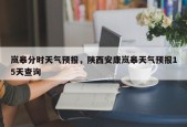 岚皋分时天气预报，陕西安康岚皋天气预报15天查询